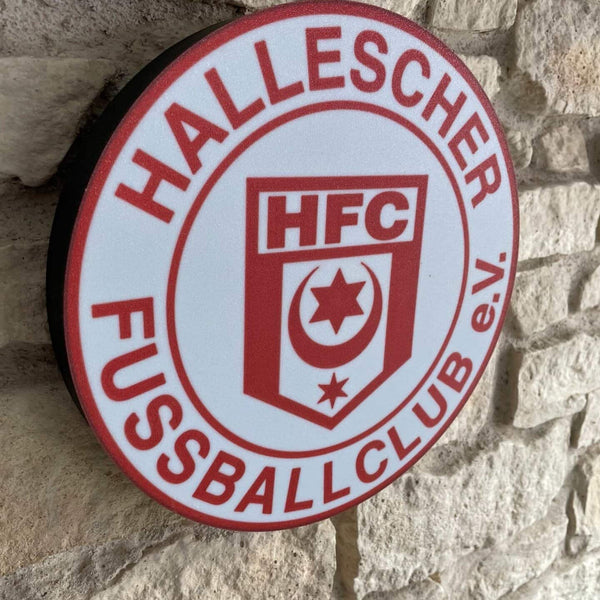 Hallescher FC LED-Leuchtschild – echtes Stadion-Feeling für Zuhause