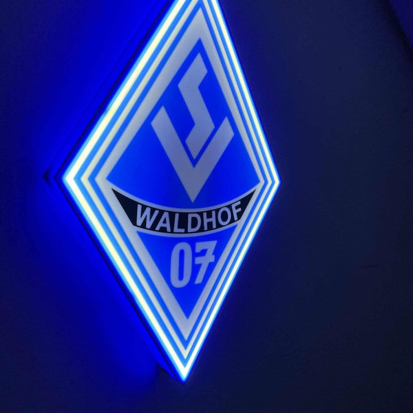 SV Waldhof Mannheim LED-Leuchtschild – echtes Stadion-Feeling für Zuhause