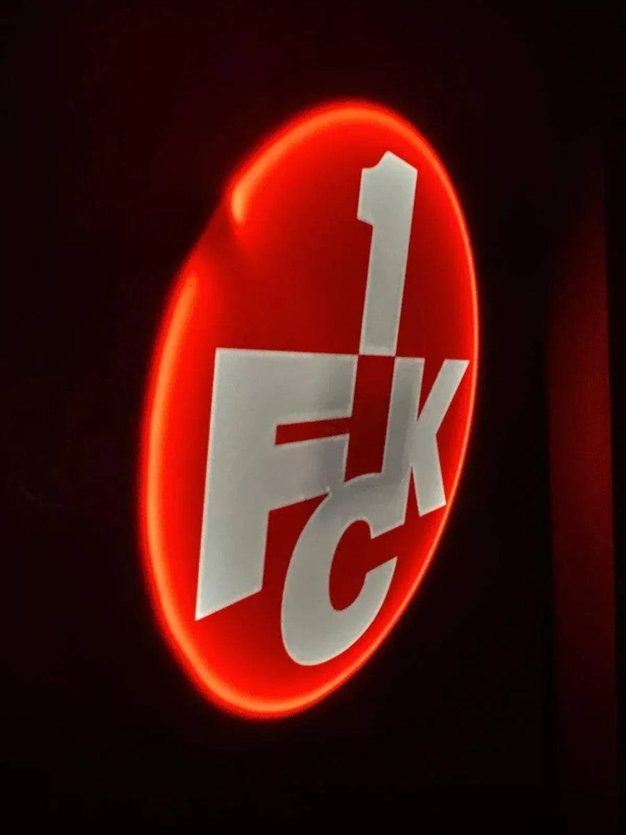 1 FC Kaiserslautern Lampe LED-Leuchtschild – echtes Stadion-Feeling für Zuhause