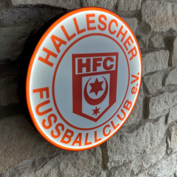 Hallescher FC LED-Leuchtschild – echtes Stadion-Feeling für Zuhause
