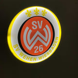 SV Wehen Wiesbaden LED-Leuchtschild – echtes Stadion-Feeling für Zuhause