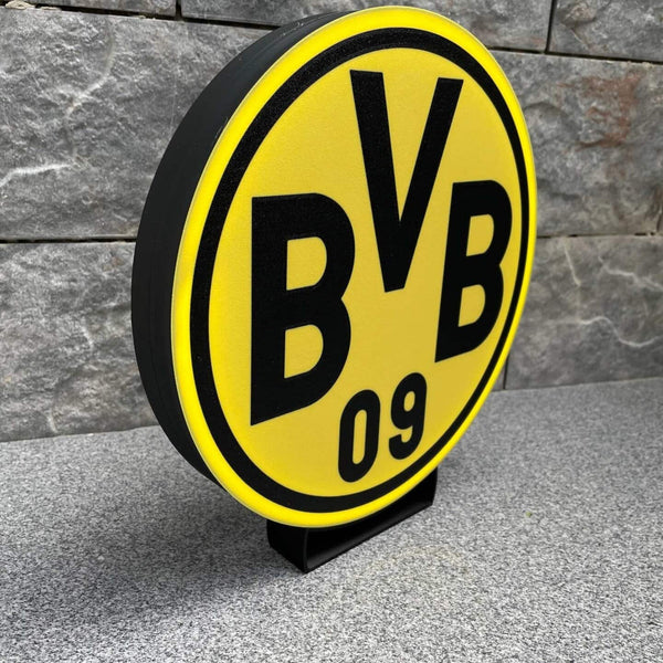 BVB 09 Borussia Dortmund LED-Leuchtschild – echtes Stadion-Feeling für Zuhause