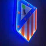 Atletico Madrid LED-Leuchtschild – echtes Stadion-Feeling für Zuhause