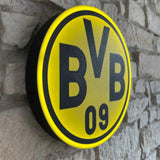 BVB 09 Borussia Dortmund LED-Leuchtschild – echtes Stadion-Feeling für Zuhause