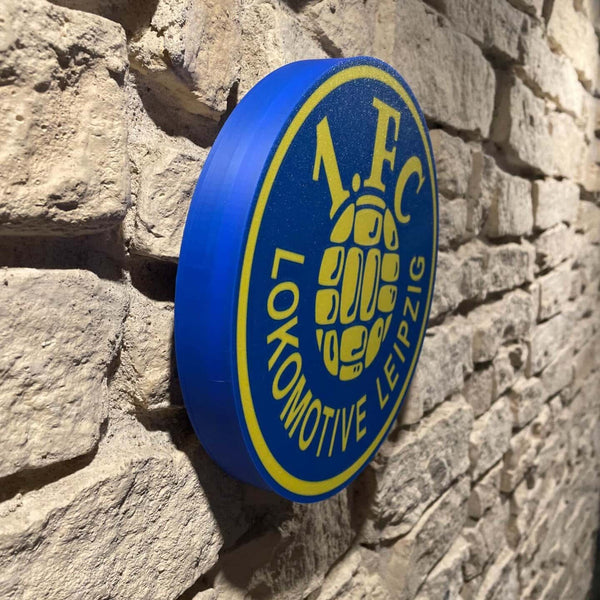 1 FC Lokomotive Leipzig LED-Leuchtschild – echtes Stadion-Feeling für Zuhause