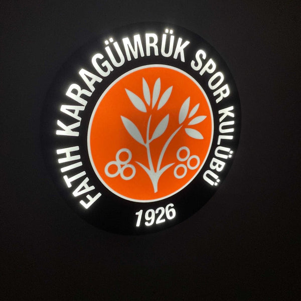 Fatih Karagümrük SK LED-Leuchtschild – echtes Stadion-Feeling für Zuhause