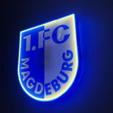 1 FC Magdeburg LED-Leuchtschild – echtes Stadion-Feeling für Zuhause