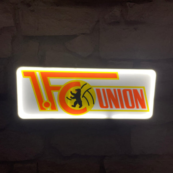 1. FC Union Berlin LED-Leuchtschild – echtes Stadion-Feeling für Zuhause