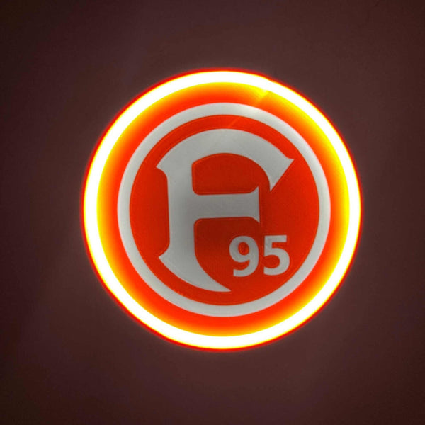 Fortuna Dusseldorf LED-Leuchtschild – echtes Stadion-Feeling für Zuhause