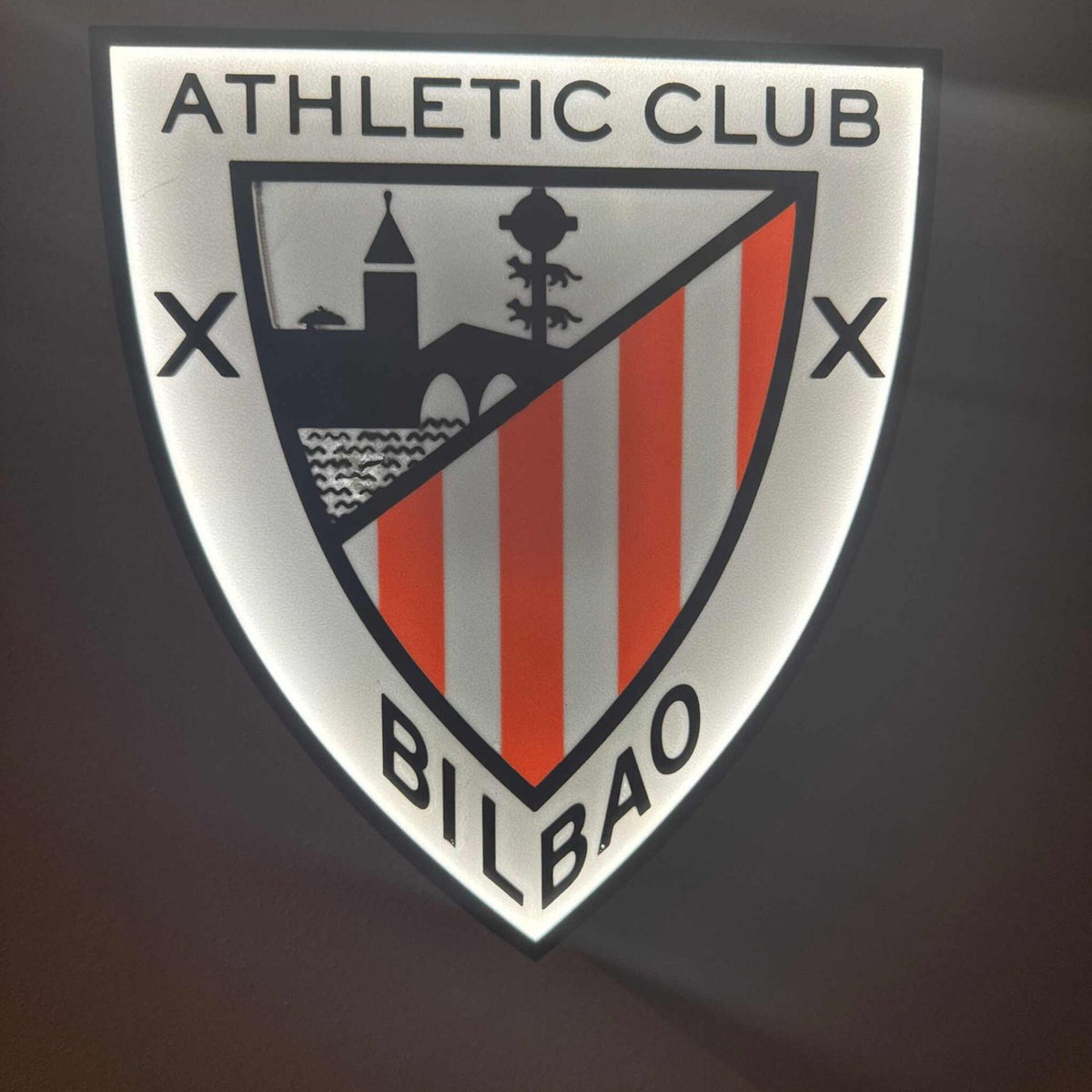 Athletic Club Bilbao LED-Leuchtschild – echtes Stadion-Feeling für Zuhause