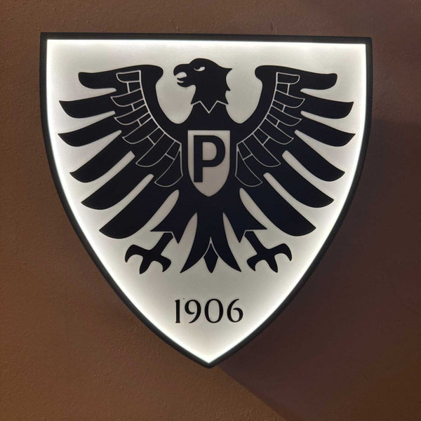 Preußen Munster LED-Leuchtschild – echtes Stadion-Feeling für Zuhause