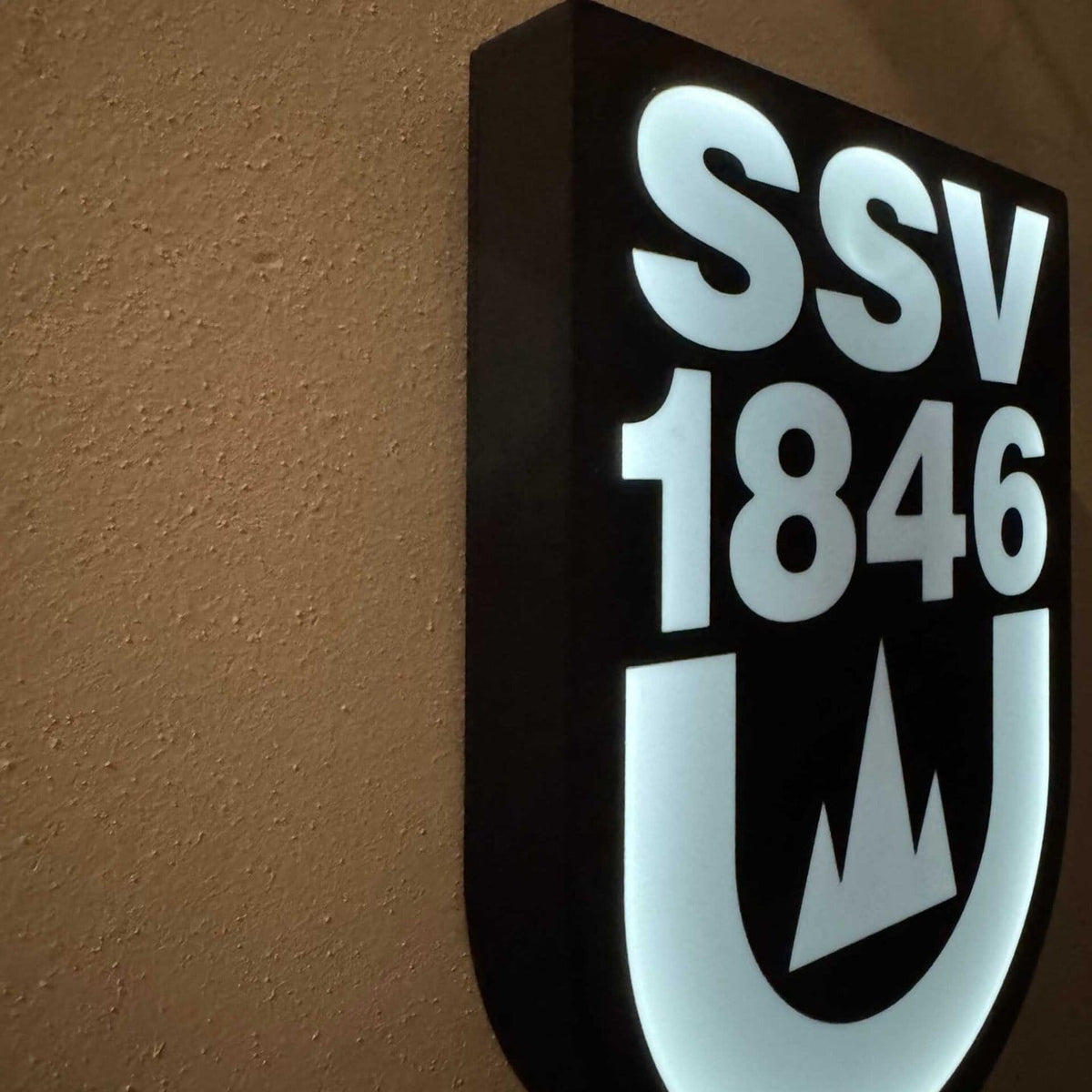 SSV Ulm 1846 LED-Leuchtschild – echtes Stadion-Feeling für Zuhause