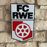 FC Rot-Weiß Erfurt LED-Leuchtschild – echtes Stadion-Feeling für Zuhause