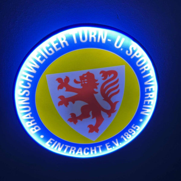Eintracht Braunschweig LED-Leuchtschild – echtes Stadion-Feeling für Zuhause