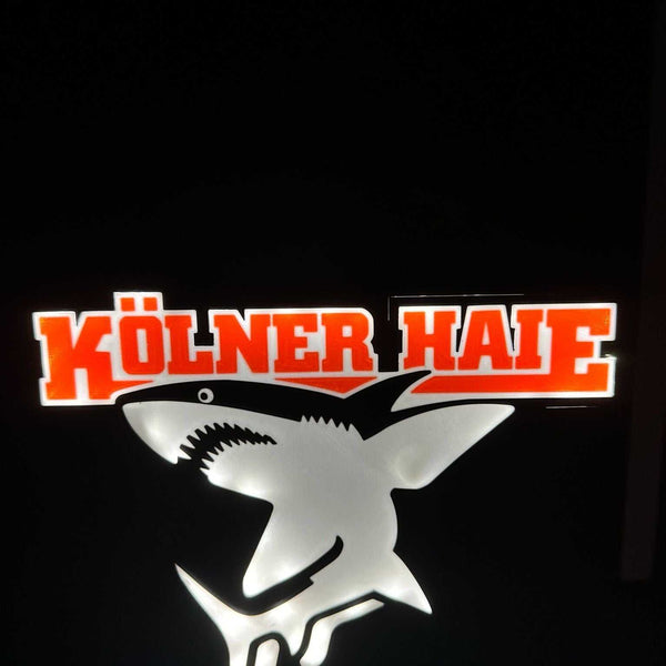 Kolner Haie LED-Leuchtschild – echtes Stadion-Feeling für Zuhause