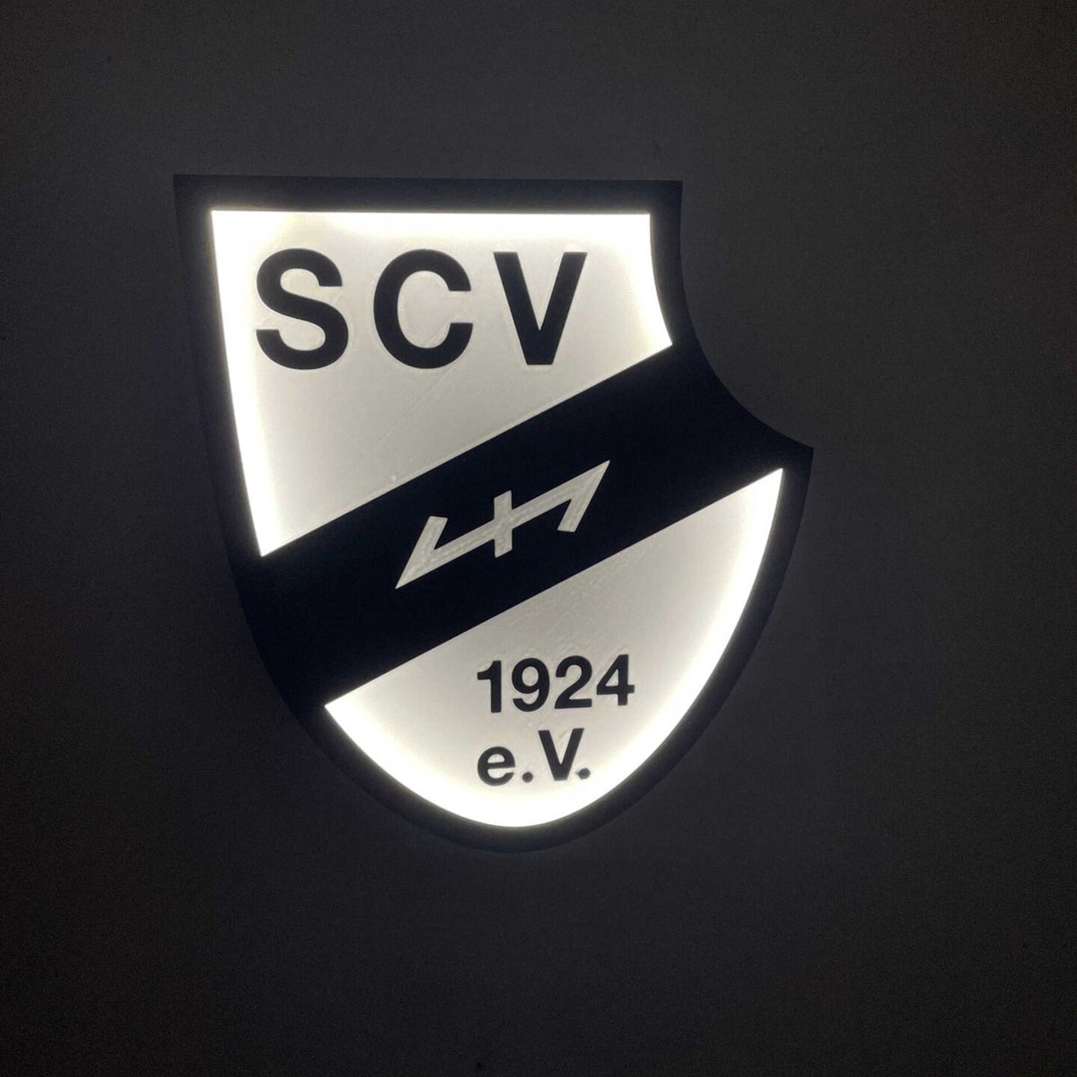 SC Verl LED-Leuchtschild – echtes Stadion-Feeling für Zuhause