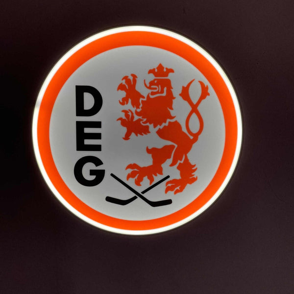 Dusseldorfer EG LED-Leuchtschild – echtes Stadion-Feeling für Zuhause