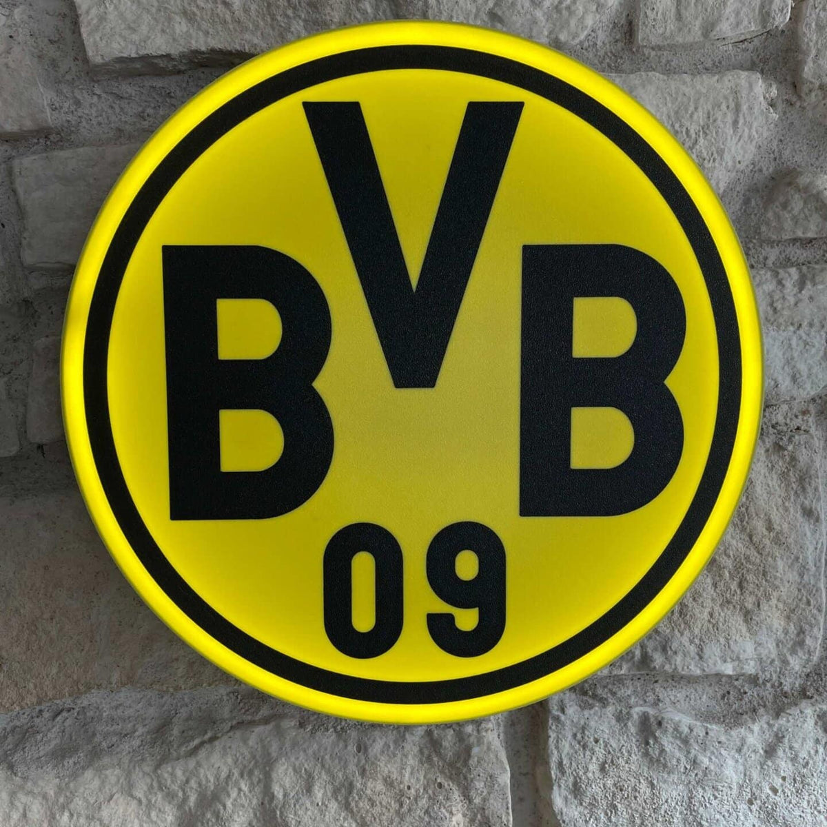 BVB 09 Borussia Dortmund LED-Leuchtschild – echtes Stadion-Feeling für Zuhause