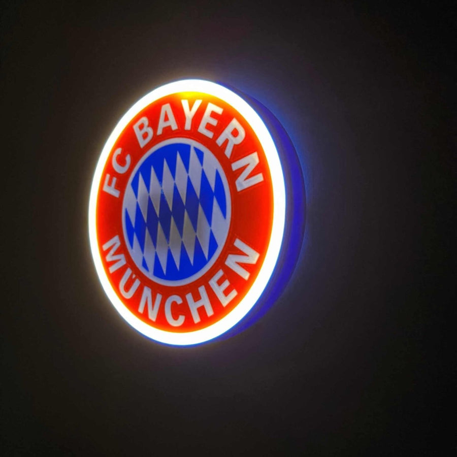 FCB Bayern München LED-Leuchtschild – echtes Stadion-Feeling für Zuhause