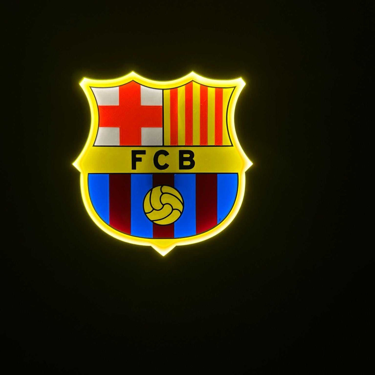 FC Barcelona LED-Leuchtschild – echtes Stadion-Feeling für Zuhause