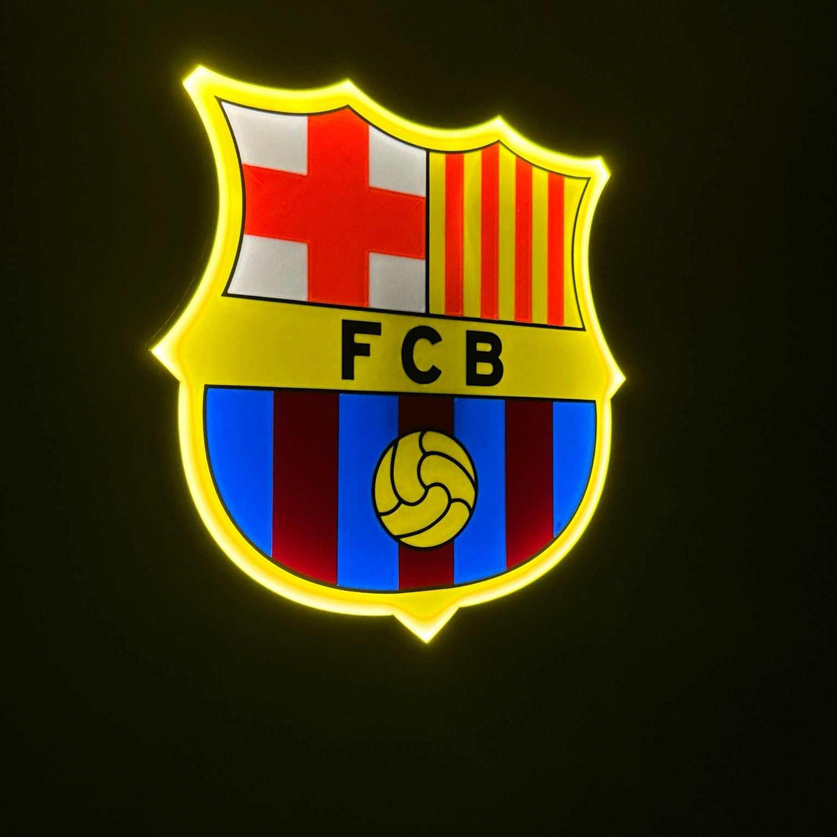 FC Barcelona LED-Leuchtschild – echtes Stadion-Feeling für Zuhause