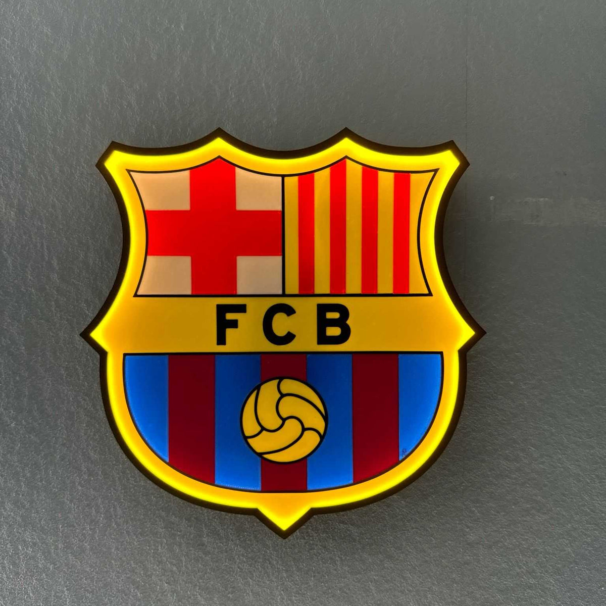 FC Barcelona LED-Leuchtschild – echtes Stadion-Feeling für Zuhause