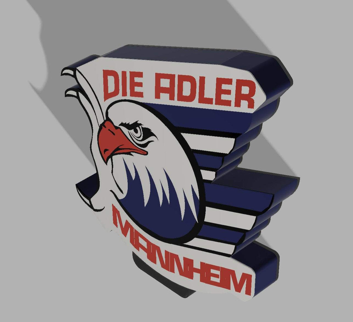 Adler Mannheim LED-Leuchtschild – echtes Stadion-Feeling für Zuhause