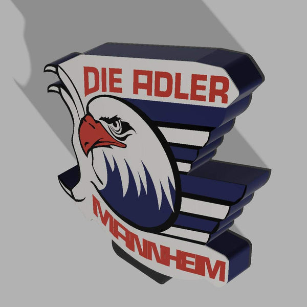 Adler Mannheim LED-Leuchtschild – echtes Stadion-Feeling für Zuhause