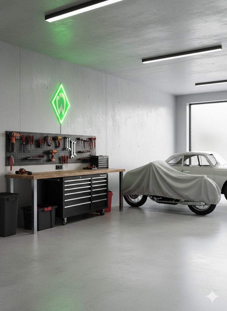 Werder Bremen LED-Leuchtschild – echtes Stadion-Feeling für Zuhause