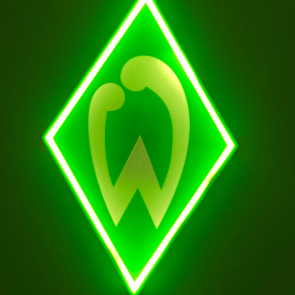 Werder Bremen LED-Leuchtschild – echtes Stadion-Feeling für Zuhause