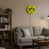BVB 09 Borussia Dortmund LED-Leuchtschild – echtes Stadion-Feeling für Zuhause