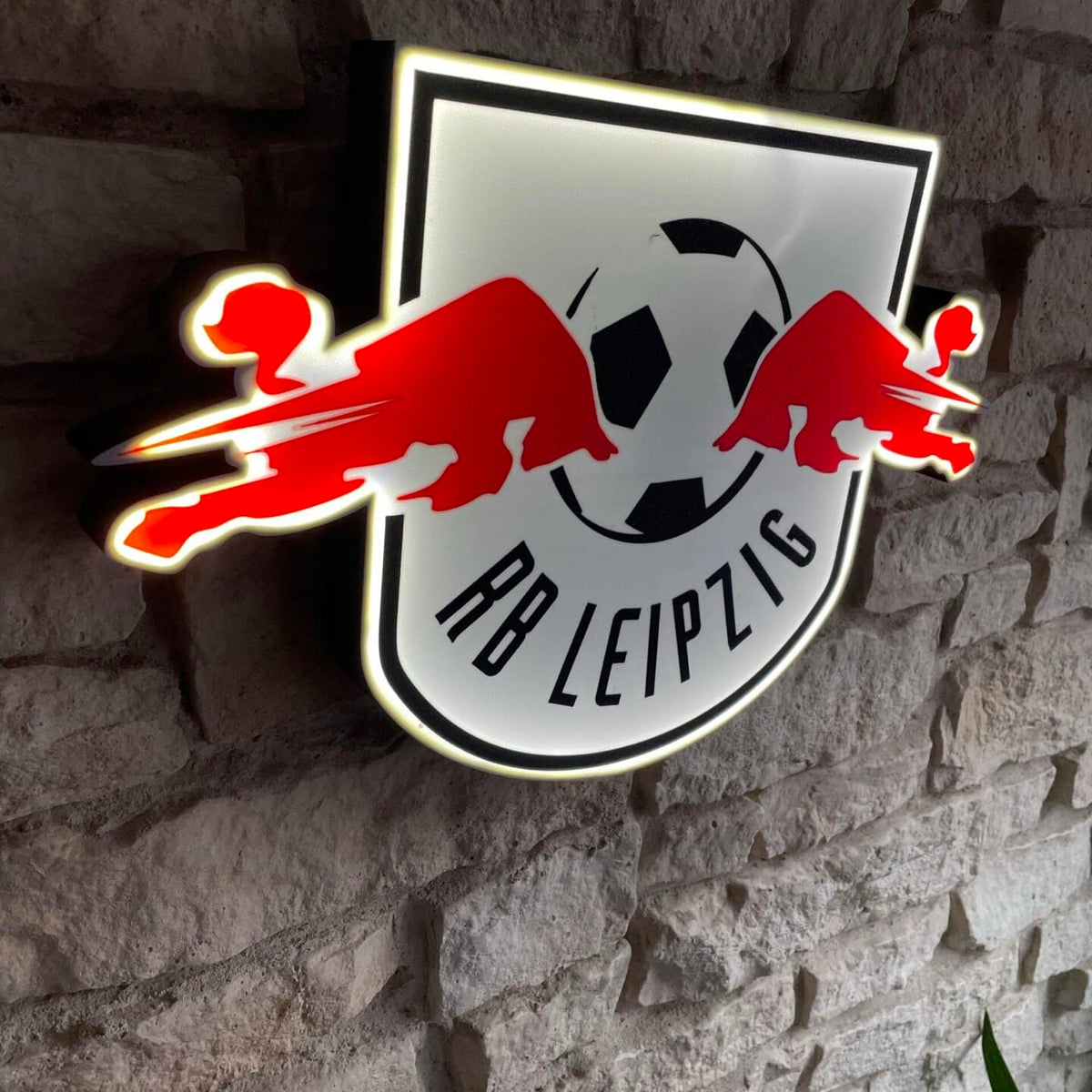 RB Leipzig LED-Leuchtschild – echtes Stadion-Feeling für Zuhause