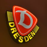 Dynamo Dresden LED-Leuchtschild – echtes Stadion-Feeling für Zuhause