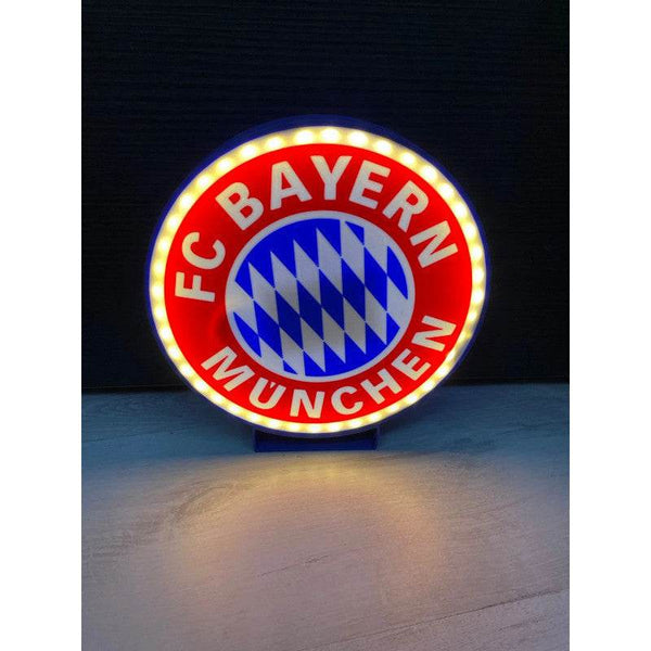 FCB Bayern München LED-Leuchtschild – echtes Stadion-Feeling für Zuhause