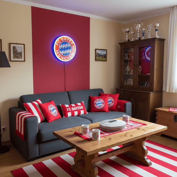 FCB Bayern München LED-Leuchtschild – echtes Stadion-Feeling für Zuhause