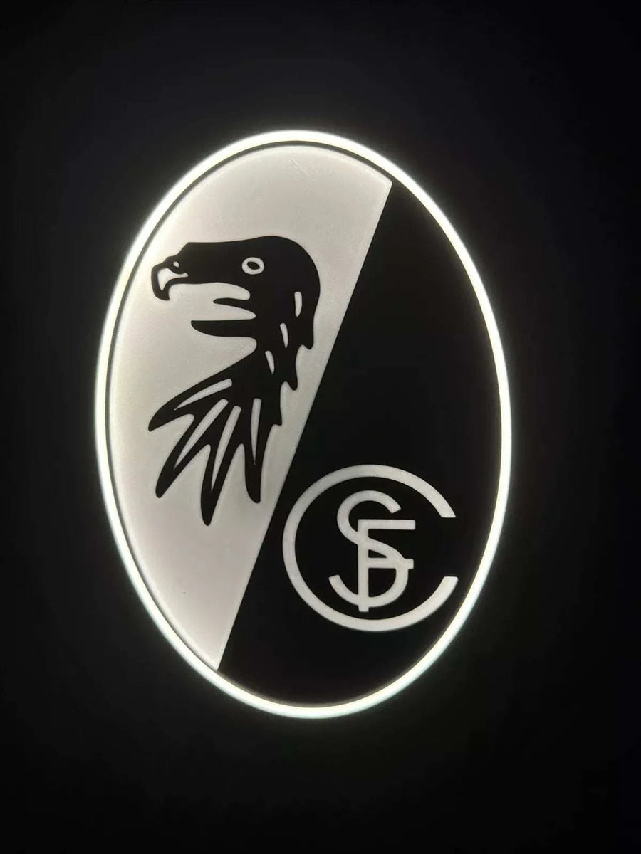 SC Freiburg LED-Leuchtschild – echtes Stadion-Feeling für Zuhause