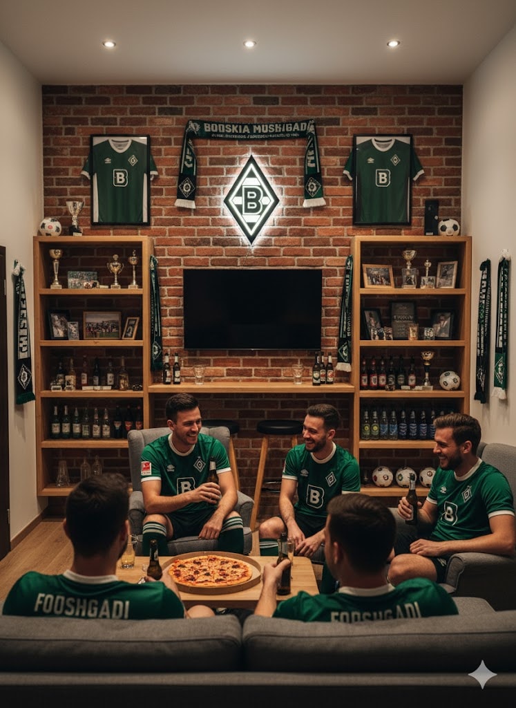 Borussia Monchengladbach LED-Leuchtschild – echtes Stadion-Feeling für Zuhause