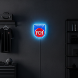 1 FC Heidenheim LED-Leuchtschild – echtes Stadion-Feeling für Zuhause
