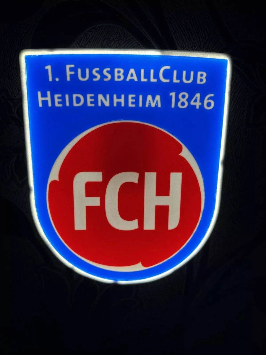 1 FC Heidenheim LED-Leuchtschild – echtes Stadion-Feeling für Zuhause