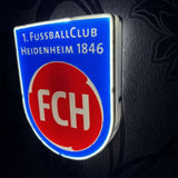 1 FC Heidenheim LED-Leuchtschild – echtes Stadion-Feeling für Zuhause