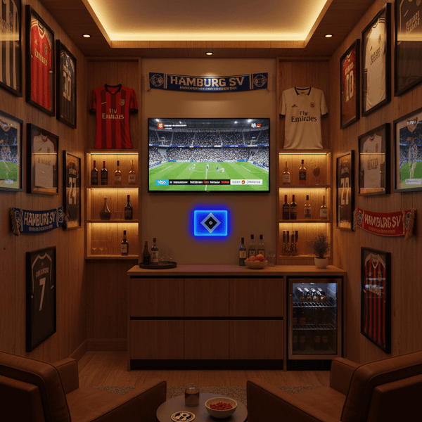 Hamburger SV LED-Leuchtschild – echtes Stadion-Feeling für Zuhause