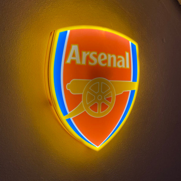 Arsenal FC LED-Leuchtschild – echtes Stadion-Feeling für Zuhause