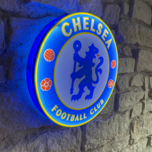 Chelsea FC LED-Leuchtschild – echtes Stadion-Feeling für Zuhause