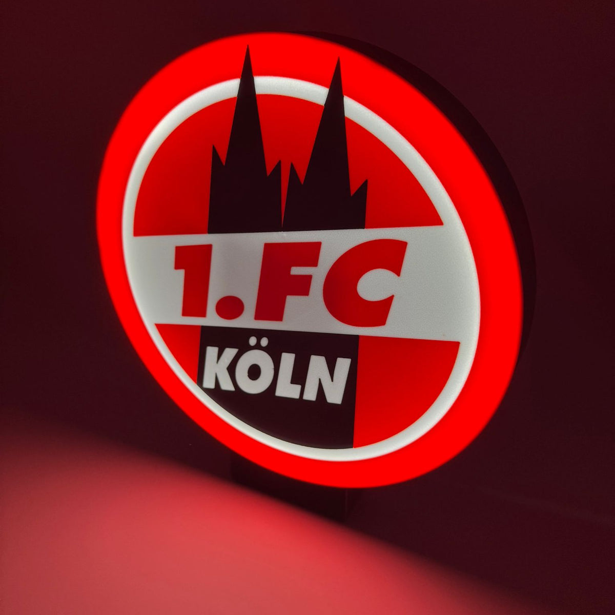 1. FC Köln LED-Leuchtschild – echtes Stadion-Feeling für Zuhause