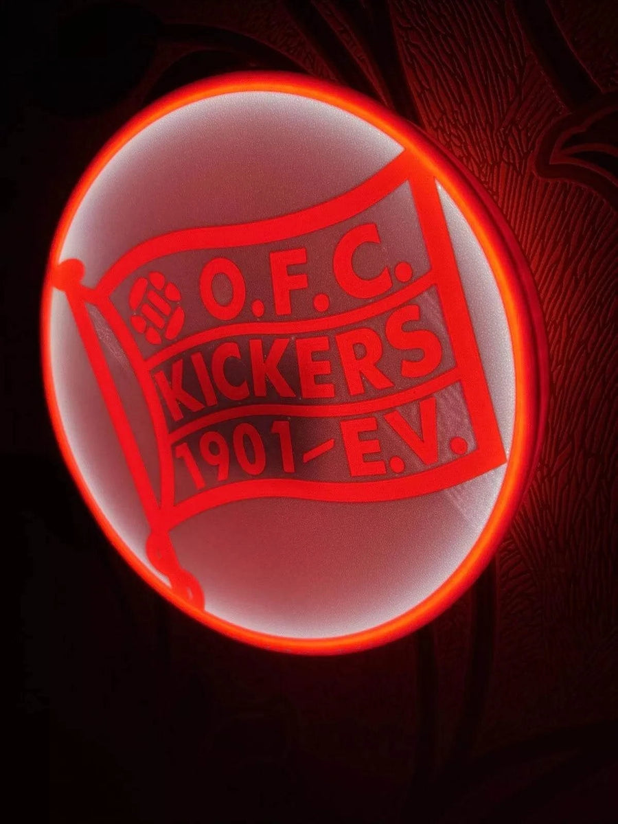 Offenbacher Kickers LED-Leuchtschild – echtes Stadion-Feeling für Zuhause
