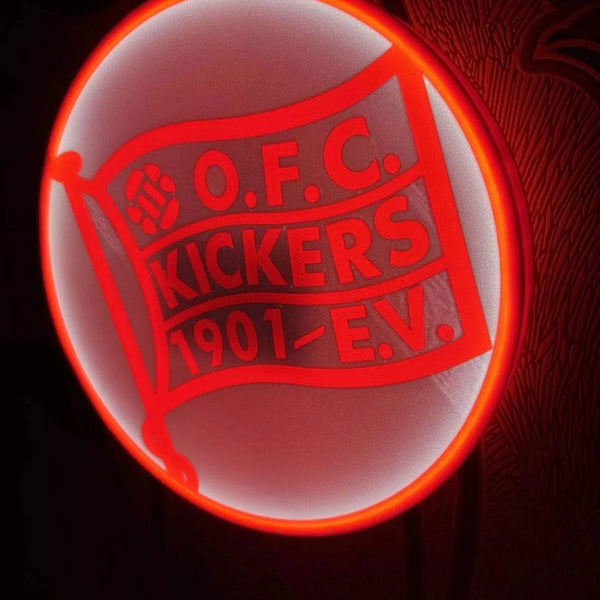 Offenbacher Kickers LED-Leuchtschild – echtes Stadion-Feeling für Zuhause