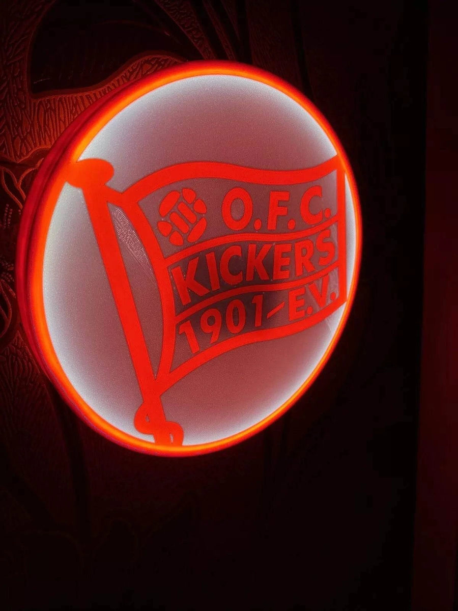 Offenbacher Kickers LED-Leuchtschild – echtes Stadion-Feeling für Zuhause