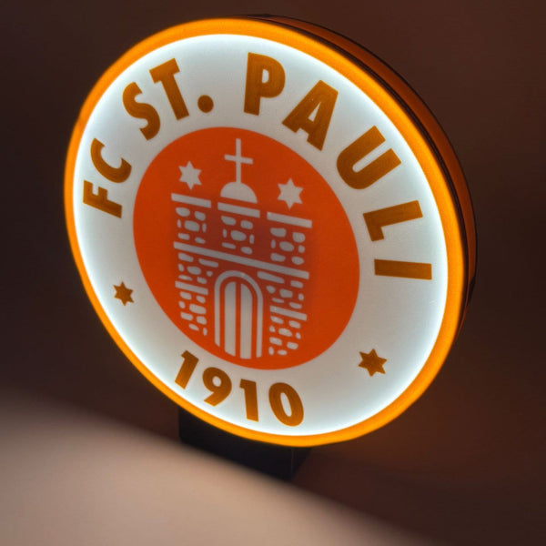 FC St Pauli LED-Leuchtschild – echtes Stadion-Feeling für Zuhause