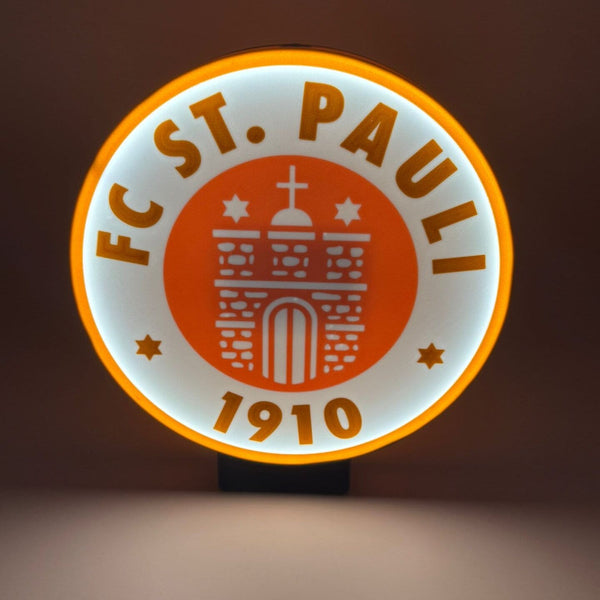 FC St Pauli LED-Leuchtschild – echtes Stadion-Feeling für Zuhause
