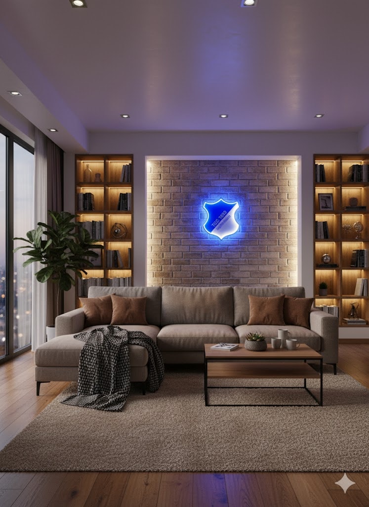 TSG 1899 Hoffenheim LED-Leuchtschild – echtes Stadion-Feeling für Zuhause